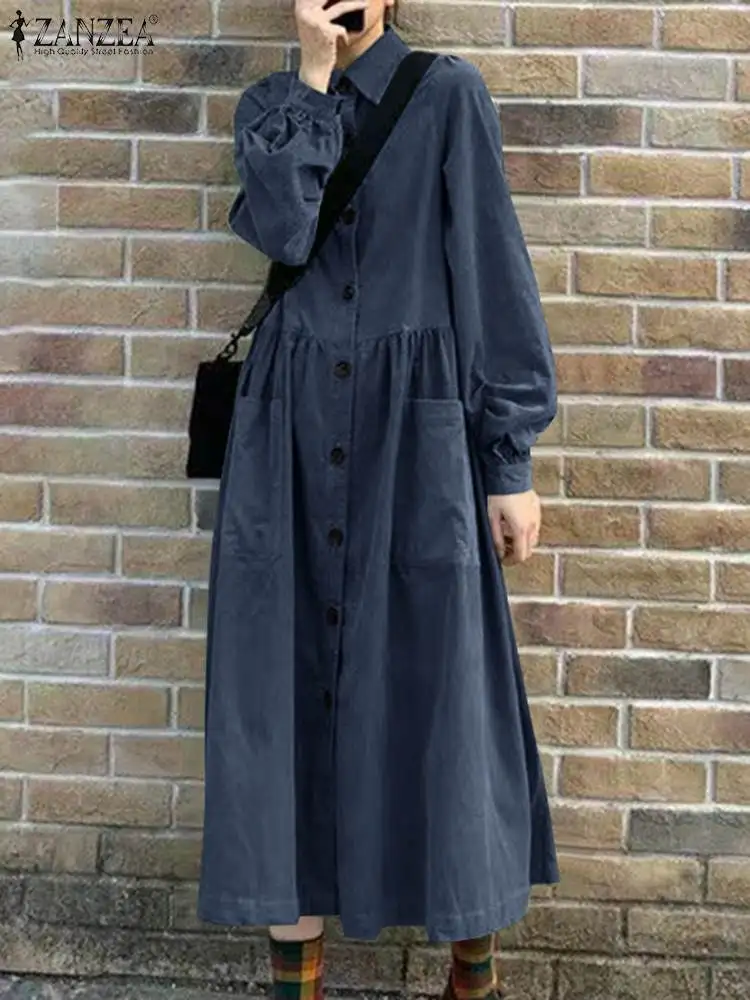 Винтажное платье ZANZEA