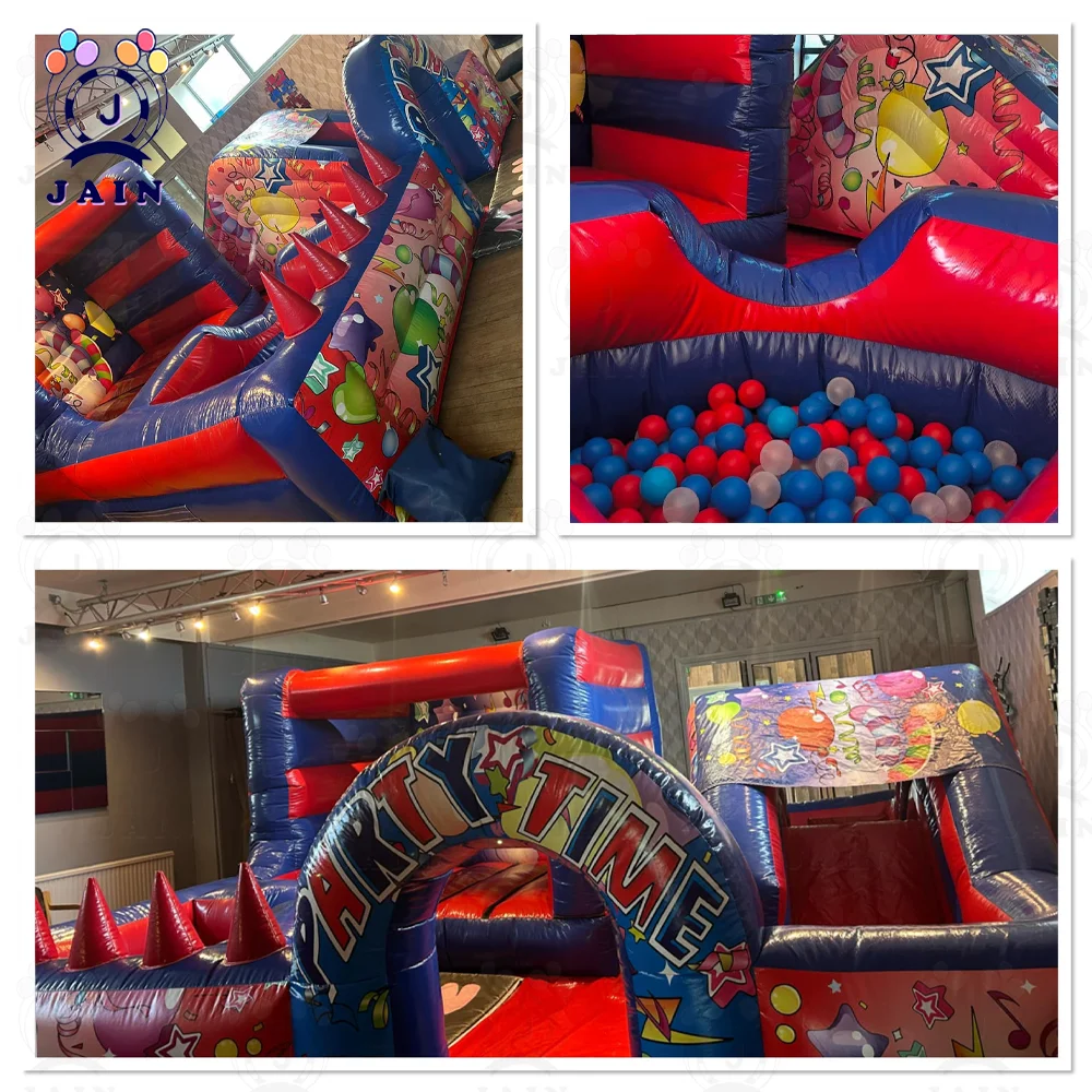 Надувной замок 4 в 1