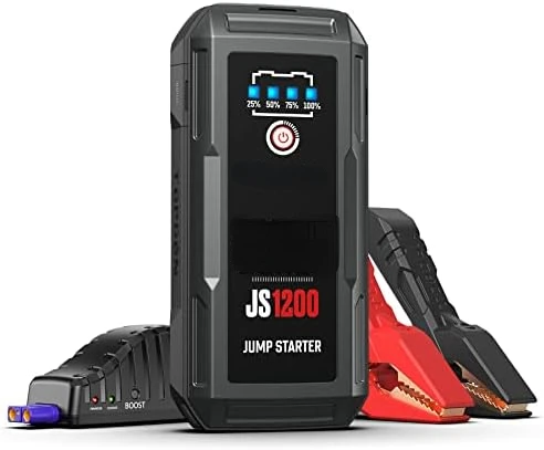 

Charger TOPDON 2000A Peak Jump Starter for Up to 8L Gas/6L Diesel Engines, 12V Portable Booster Jump Starter Pack with Jumper