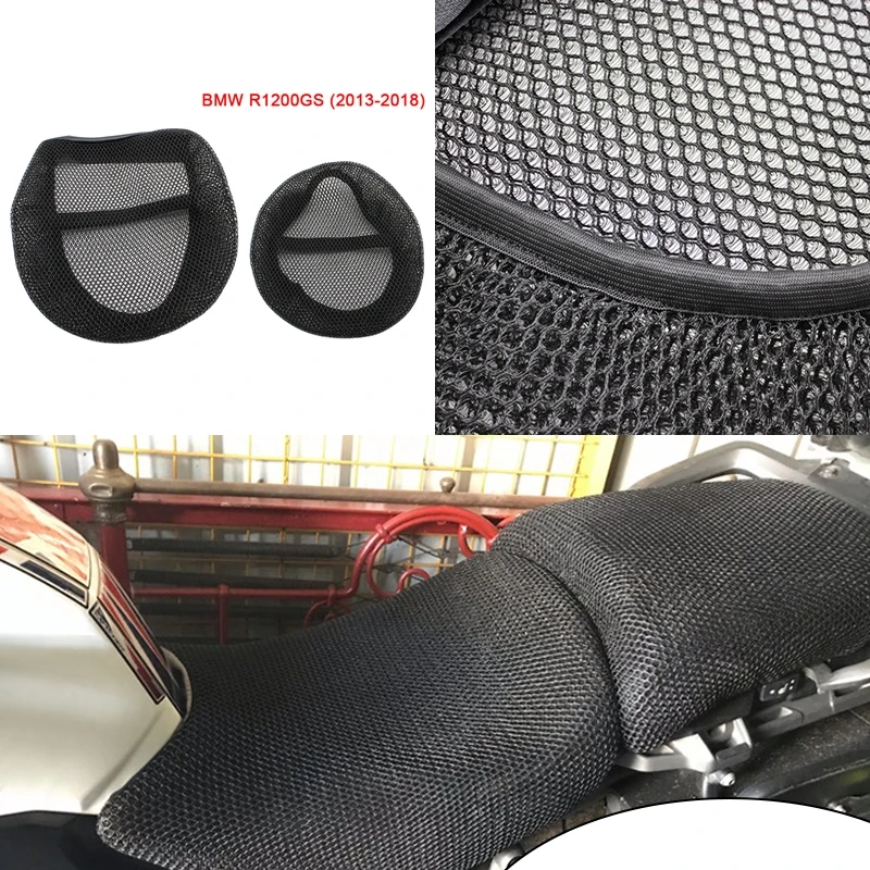 

3D mesh fabric Motorcycle Protecting Cushion Seat Cover Adventure Fabric Saddle Seat Cover Accessories FOR BMW R1200GS 06-18