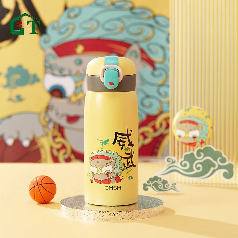 

Китайский стиль мини-термос 390 мл 520 мл вакуумная колба 304 нержавеющая сталь Изолированная чашка детский термос бутылка кофейная кружка пода...