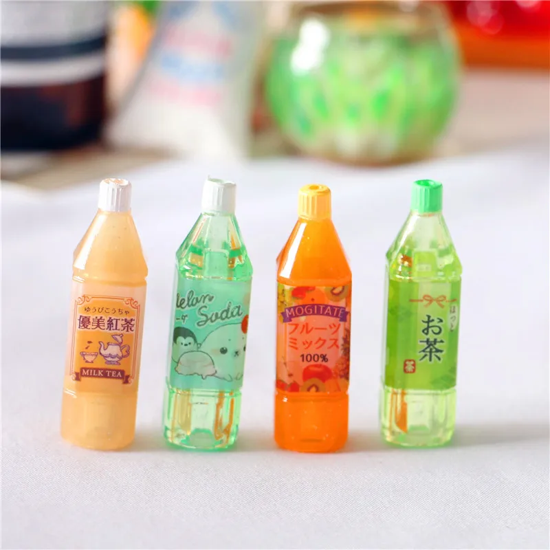 

Миниатюрная японская модель сока и чая для кукольного домика