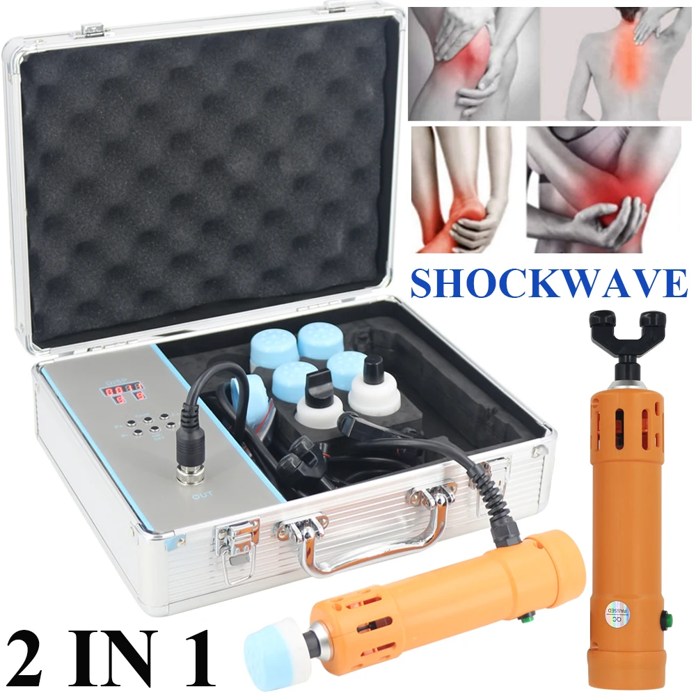 

Хиропрактика Shockwave, регулирующий инструмент 2 в 1, массажер для лечения боли, расслабления тела, аппарат для терапии ударно-волнистыми мышцам...
