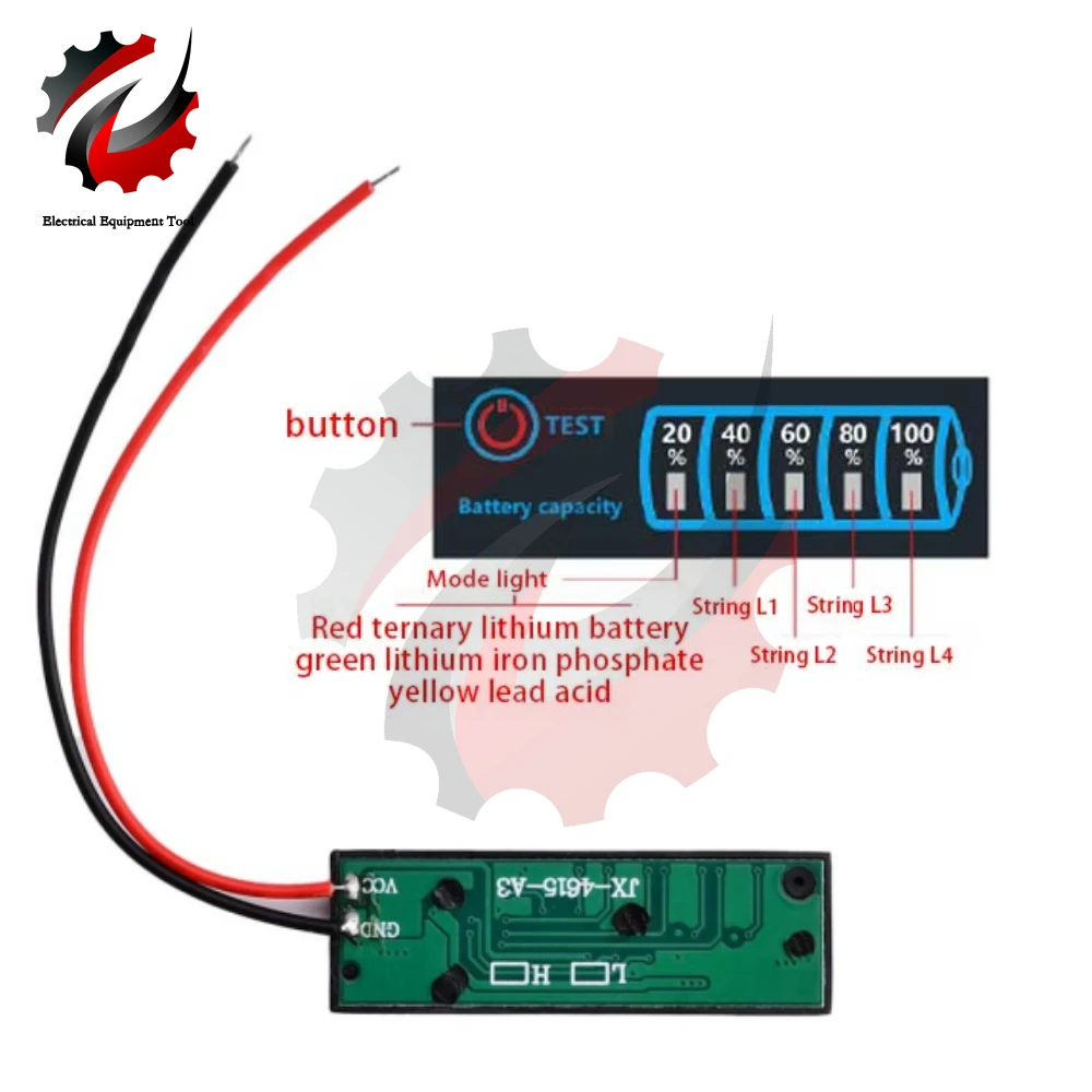 

Индикатор, свинцово-фосфатная литиевая железная литиевая батарея, дисплей дисплея, тестовая батарея для тройной батареи