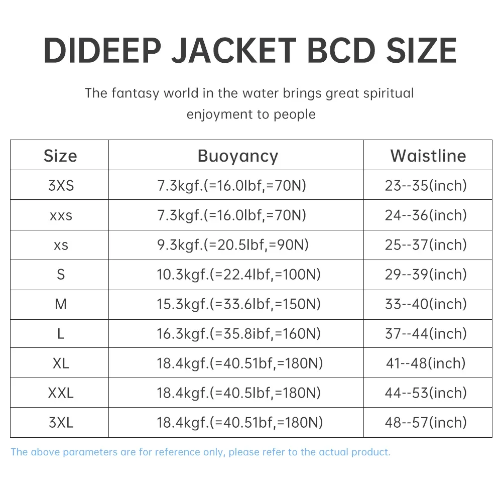DIDEEP дропшиппинг оборудование для подводного плавания BCD продажи