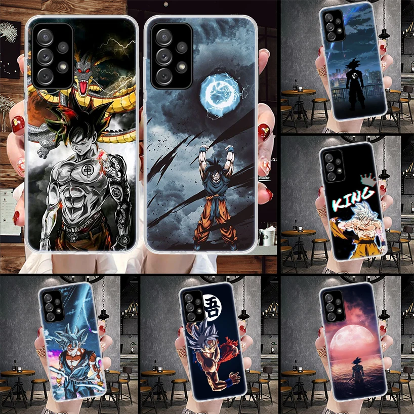 

Anime Goku Dragon Ball Phone Case for Samsung Galaxy A53 A52 A13 A12 A73 A72 A23 A22 A33 A32 A03S A02S A42 5G A10S A20S Cover Ca