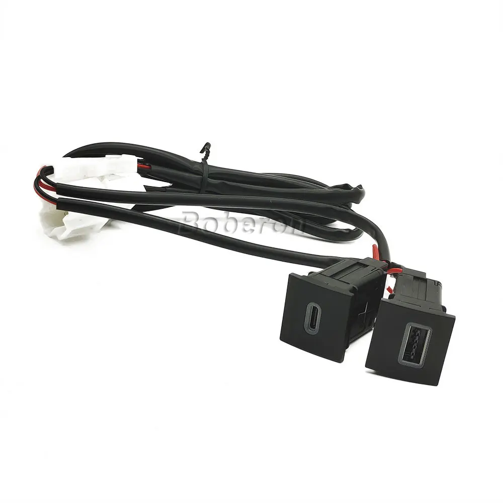 Фото Автомобильное зарядное USB-устройство 12 В/24 В, USB-порт для зарядки, адаптер питания PD типа для VW Golf 6 Jetta 5 MK5 Scirocco 2006 - 2014 №5