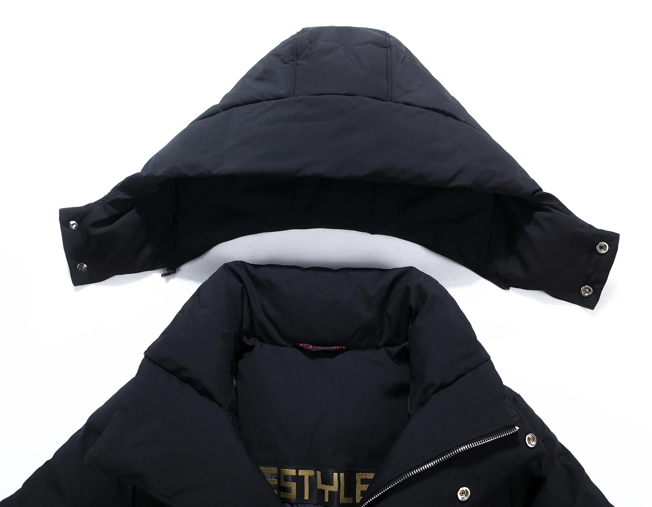 Мужские и женские брендовые красные длинные пуховые пальто 2024 новинка зимы выше