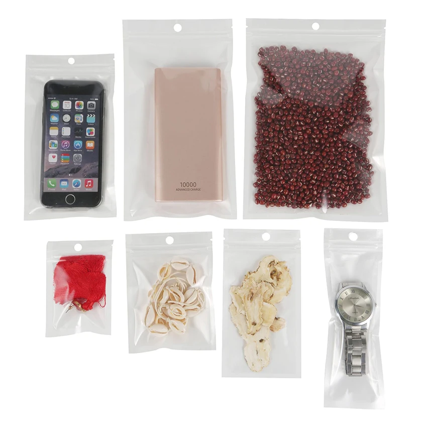 

Single sided transparent packaging bag digital product self sealing bag mobile phone case data line packaging bag jewelry plasti