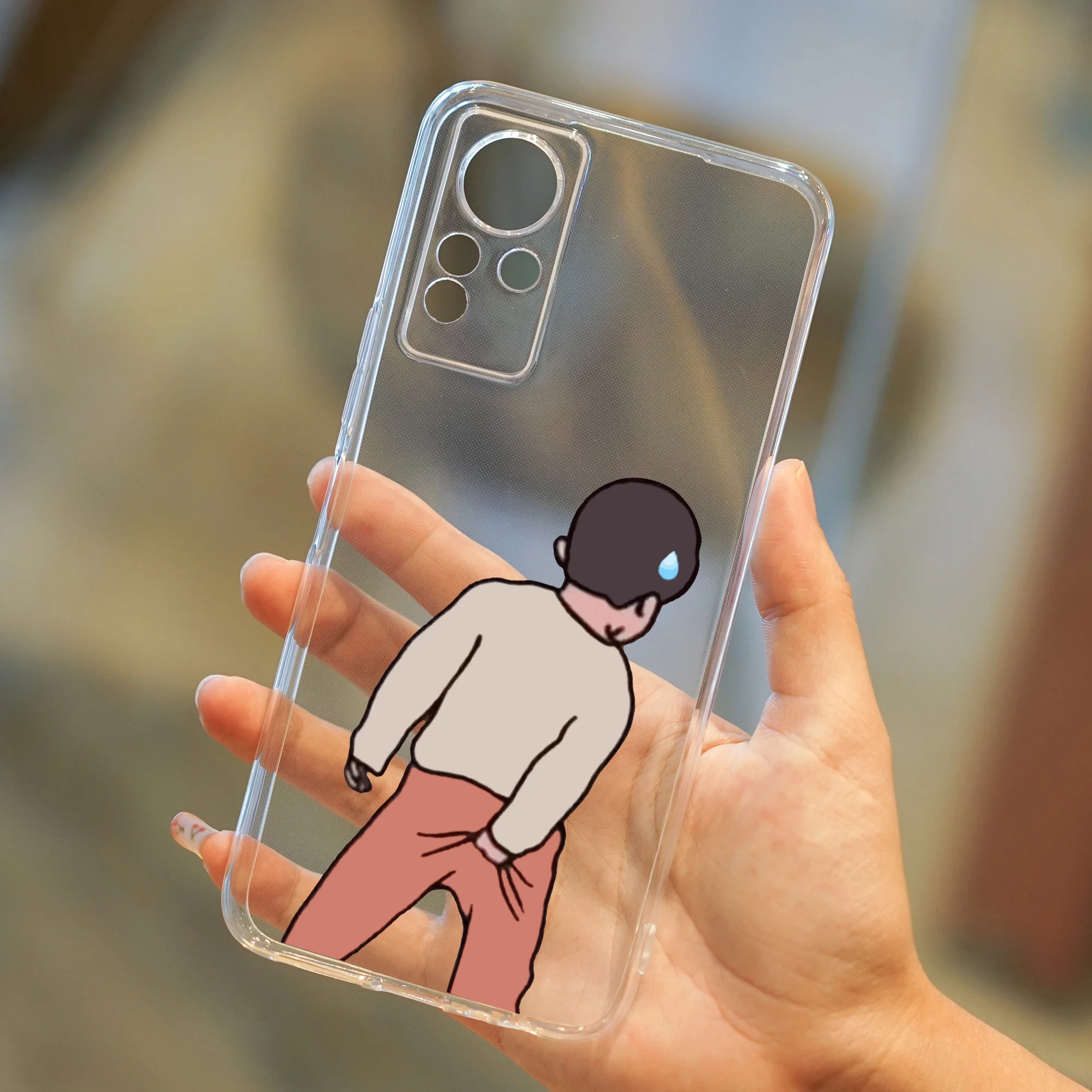 Для Infinix Note 10 Pro 11 Hot 12 12i Чехол с забавным выражением Мягкие прозрачные чехлы для