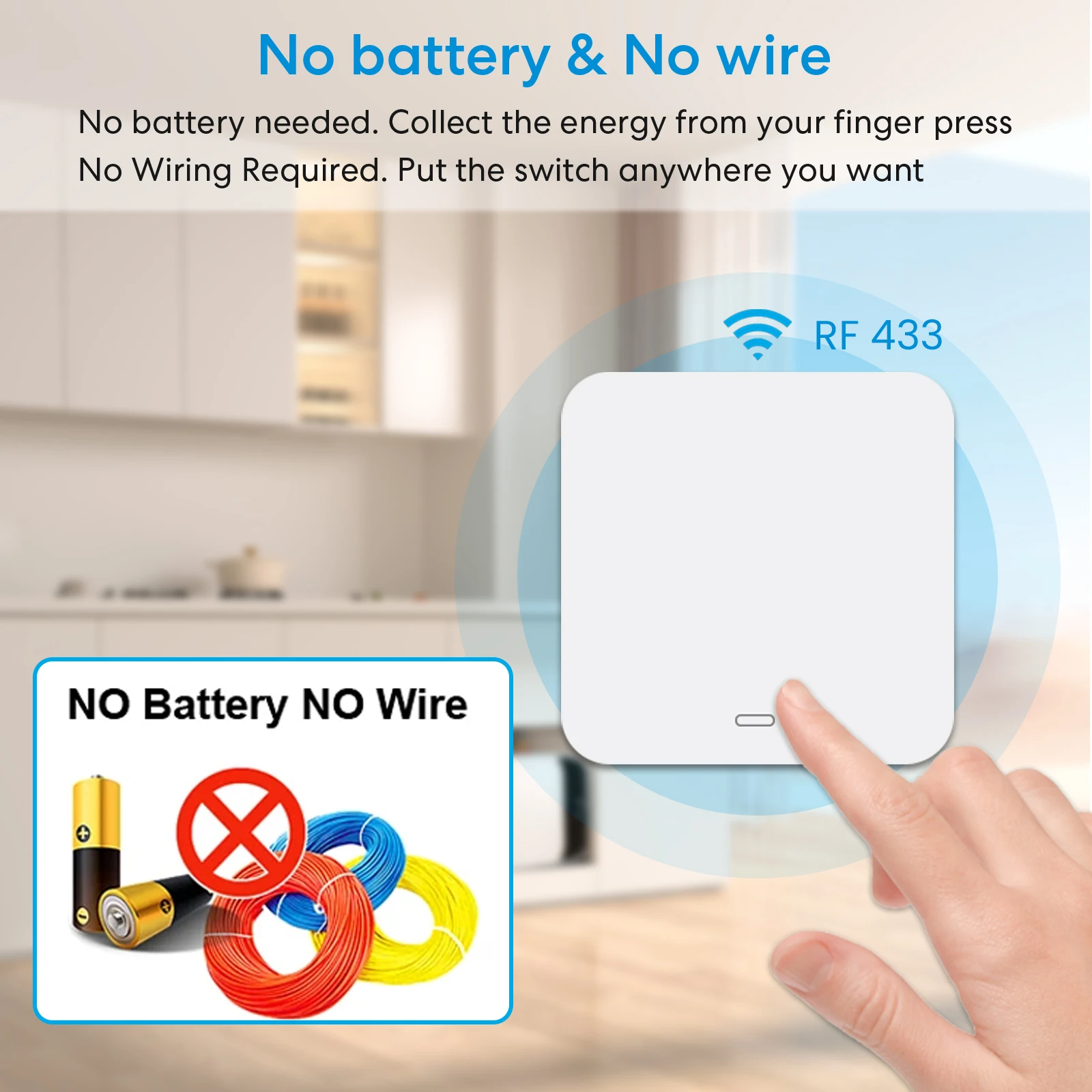 Релейный модуль беспроводного переключателя двойной переключатель управления