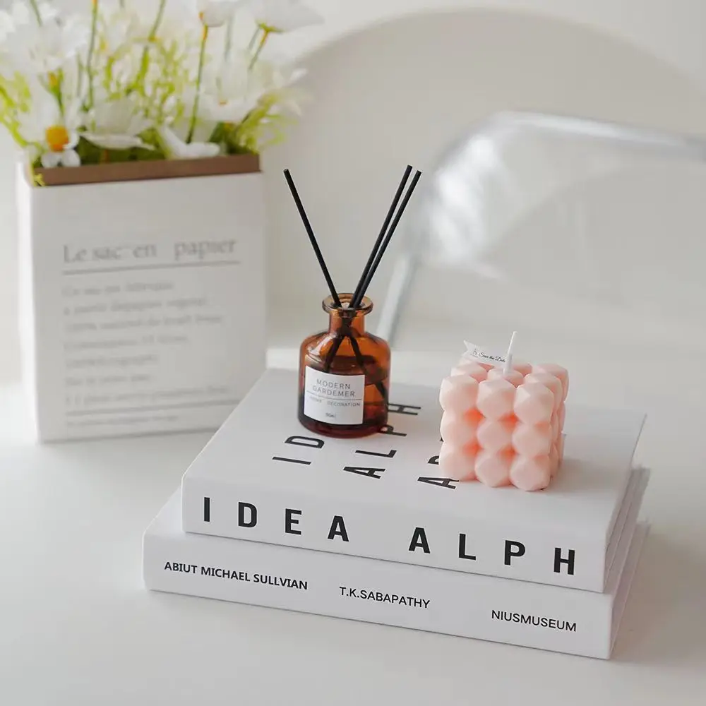 Датские пастельные искусственные розовые ароматические свечи подарок для