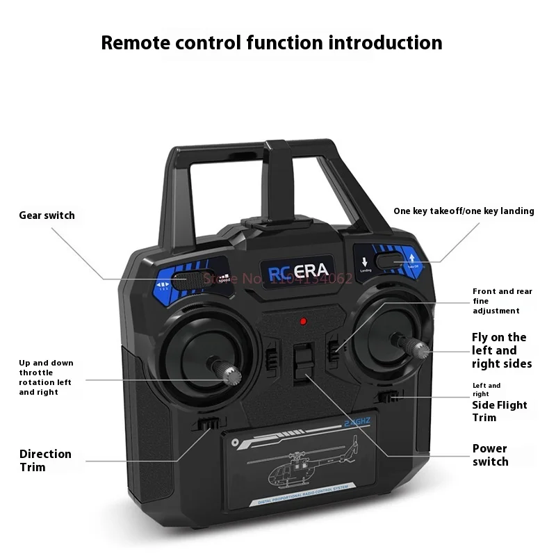 C187 Модель вертолета с дистанционным управлением четырехсторонний однопропеллер