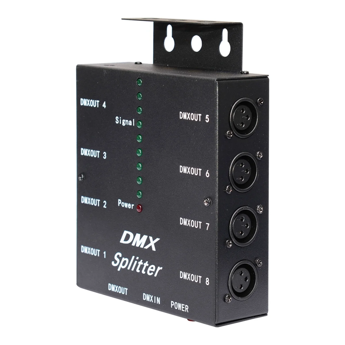 DMX512 Spillter 8 портов изолированный 3-контактный оптический усилитель распределения