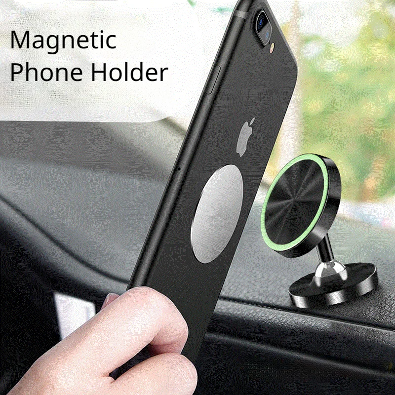 

Luminous Metal Navigation Magnetic Bracket Mobile Phone Navigation Car Mount Phone Car Holder Phone Accessories