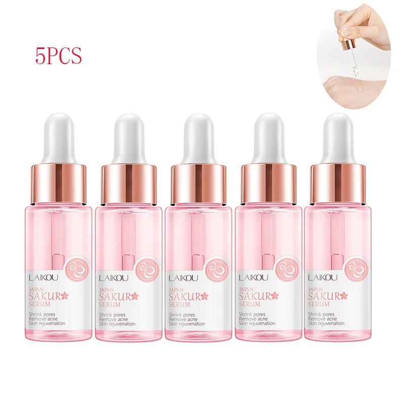 

Sakura Serum And Collagen Face Cream Cherry Blossom Facial Essence Moisturizing Whitening Shrink Pores Anti-Aging 17ml