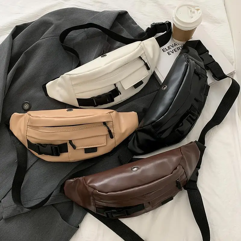 

Japanese Dark Style Chest Bag Female 2022 New Fashion Retro Messenger Bag Trend Quality Design Wild Tooling Student Waist Bag
