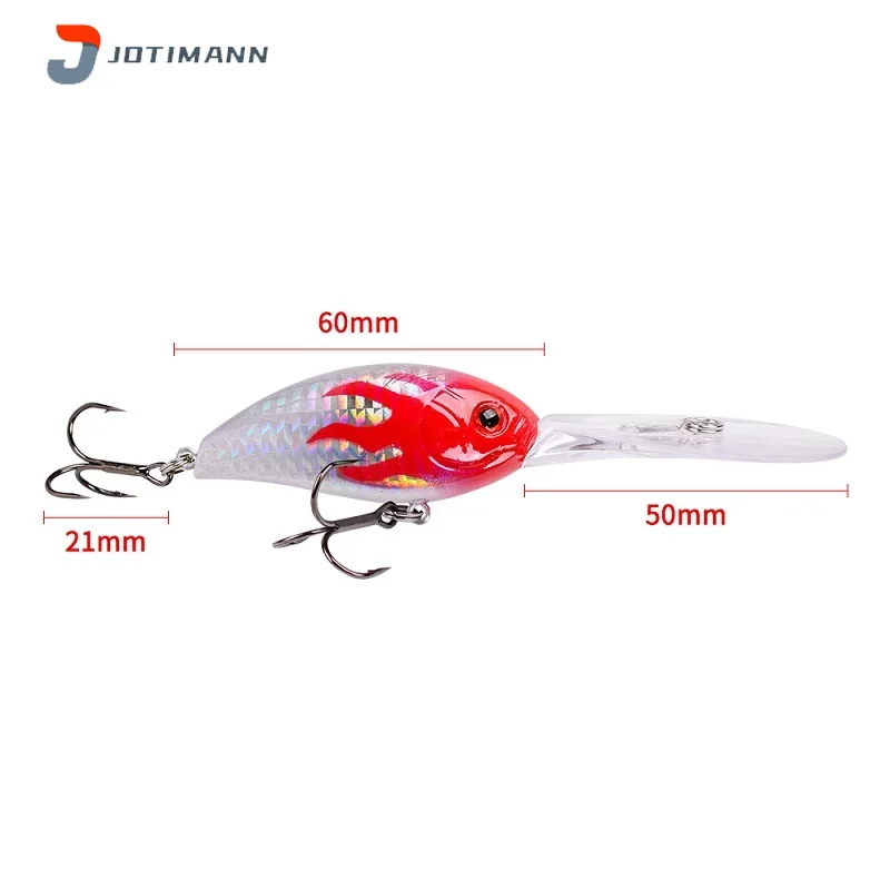 

JOTIMANN Topwater Floating Minnow Spinning Fishing Lure 110mm 18.5g Plastic Hard Bait Bionic Fake Sea Trolling Fishing Tackle