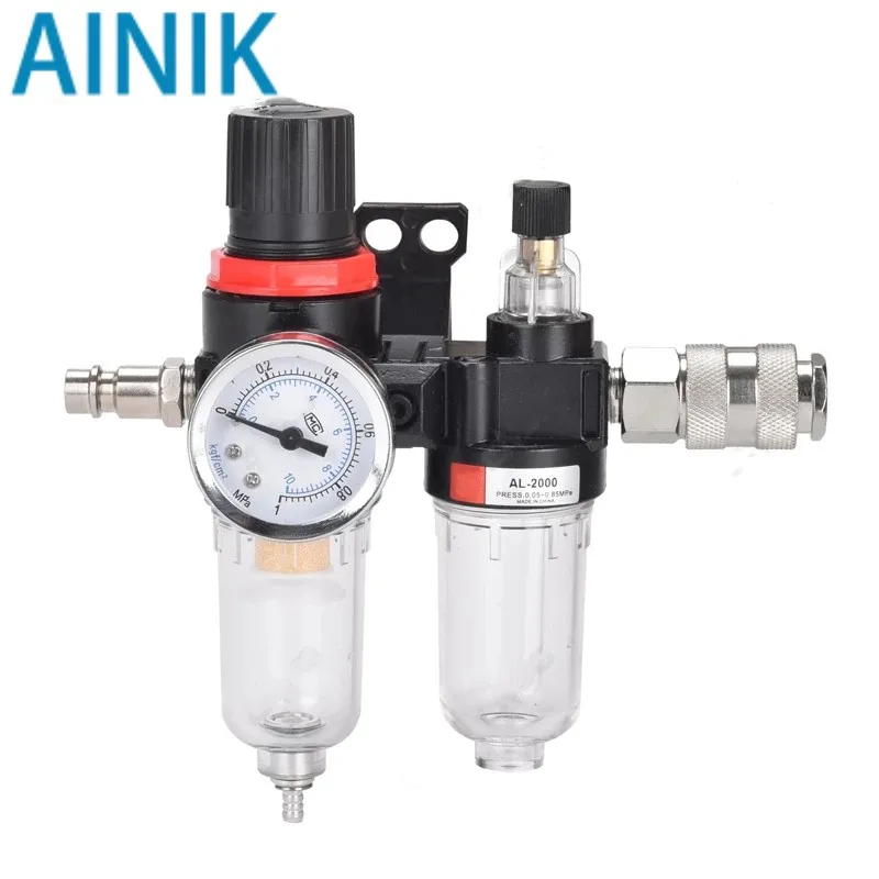 Oil Water Separator Filter Regulator Trap Airbrush Pressure 