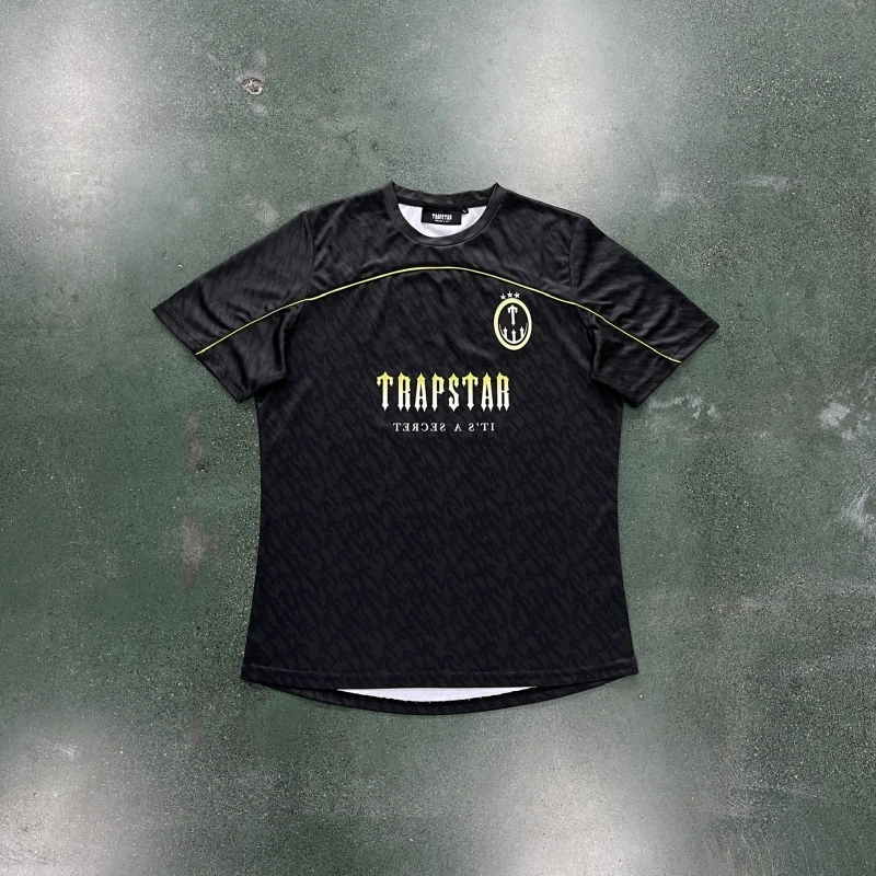 

Trapstar Streetwear Men T-shirt Y2k Tops Black Tshirt Cotton Women Fashion Men's Aesthetic Clothing Summer Tees Girls Clothe