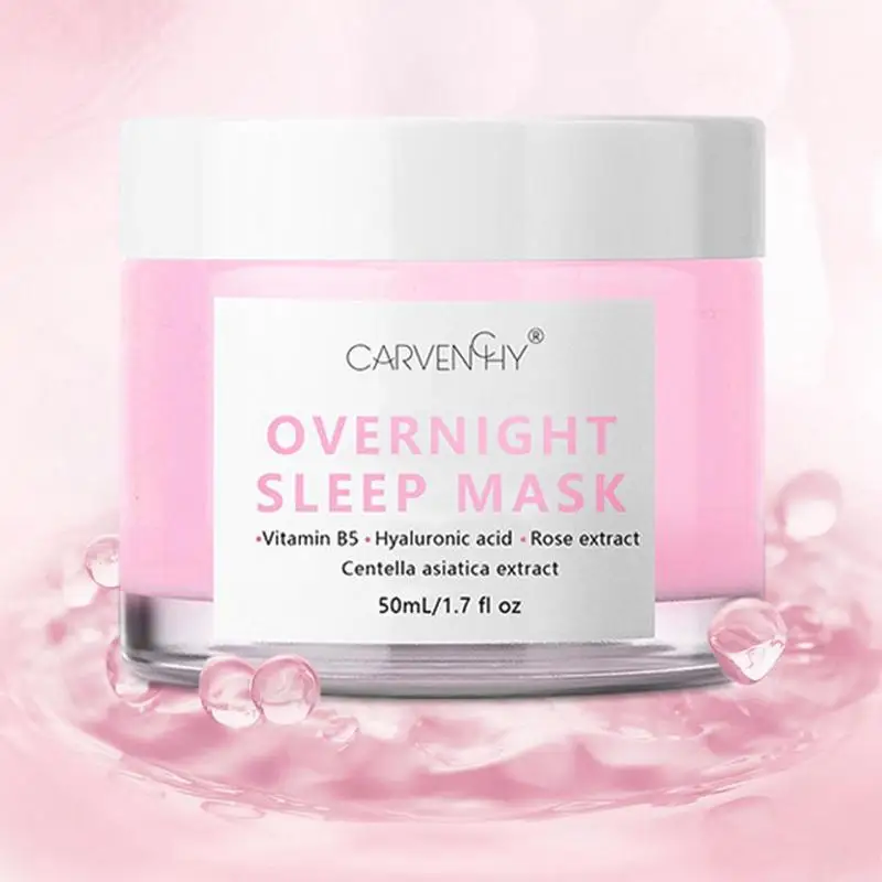 

Rose Overnight Sleep Face Cover Deep Pore Cleanser Rose Face Moisturizer Firming Facial Mud Masque Deep Cleansing Face Masque