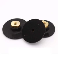 1pcs m10 m14 rubber based back pad 34inch thread diameter for diamond polishing backer pads sanding discs backing holder tools
