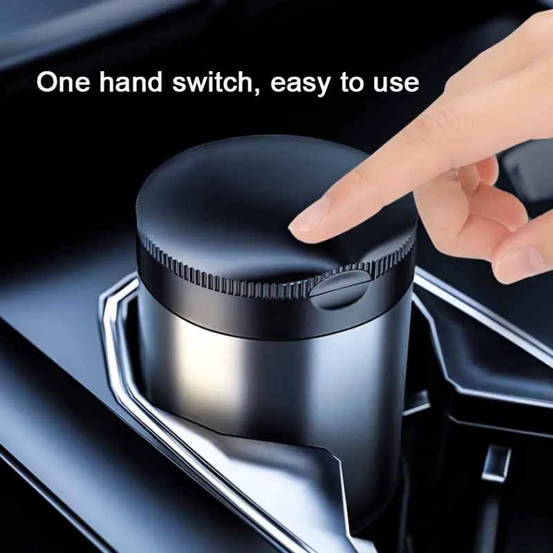Автомобильная сигарета пепельница чашка с крышкой Женская портативная съемная