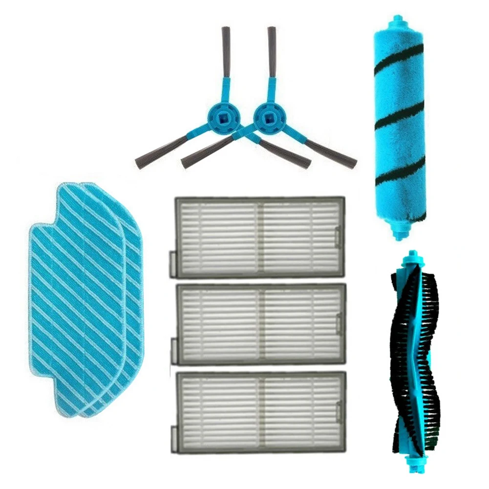 

9Pcs HEPA Filter Side Brush Replacement Parts for Cecotec Conga 6090 7090 Robot Vacuum Cleaner Accessories