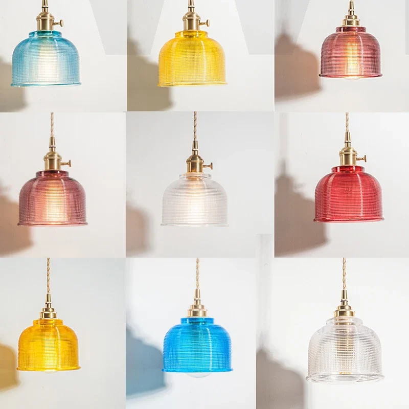 Роскошный латунный подвесной светильник из прессованного стекла хрустальная