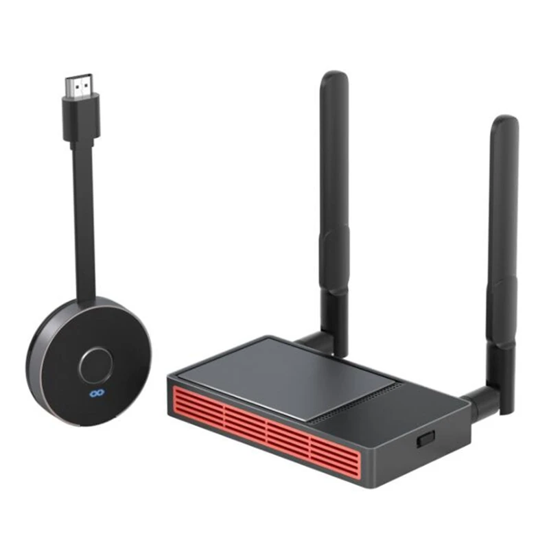 

Wireless HDMI-Compatible Transmitter And Receiver, 5G/2.4G Wireless HDMI-Compatible 4K Extender Kit, Dongle Adapter