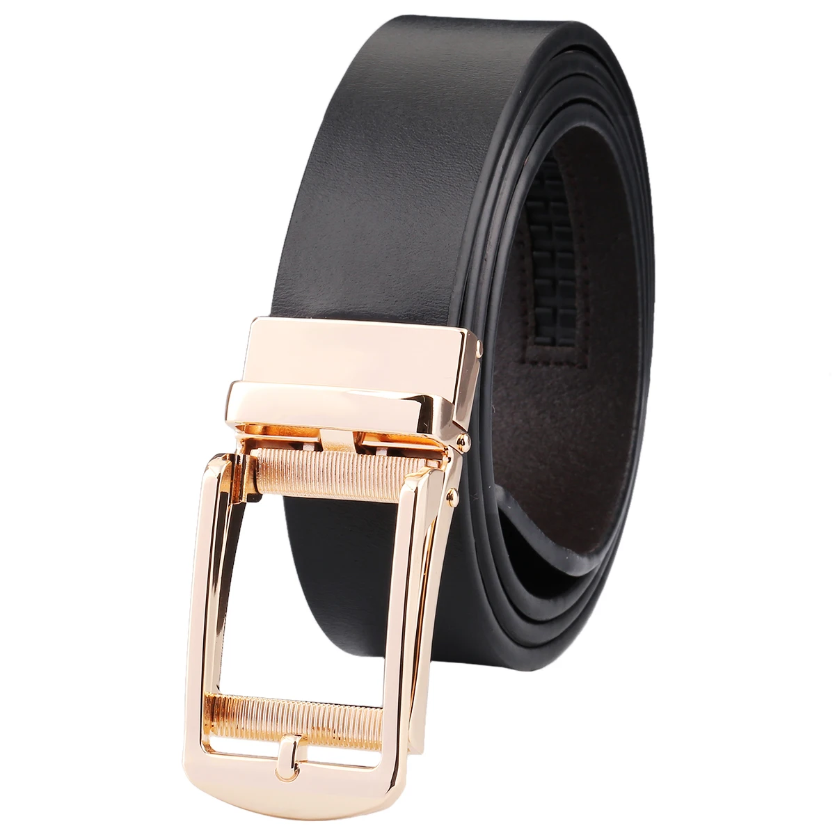Leather Belts For Men Automatic Buckle Male Belt Luxury Men Belt Waist Belt Business Classice Style Long Waistband For Jeans