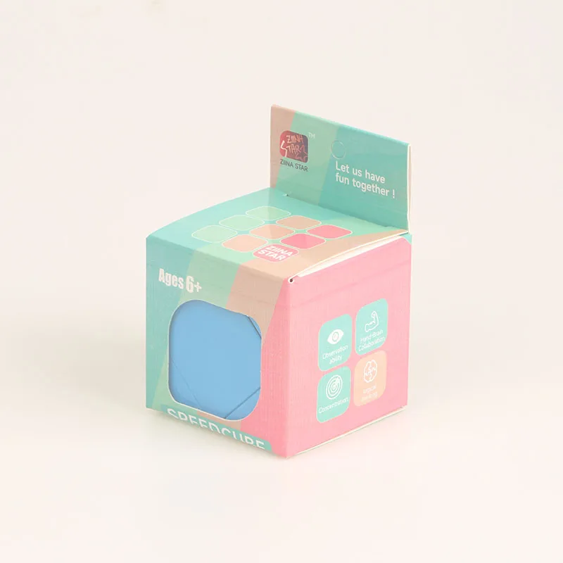 Красочный Основной Диагональный Куб-головоломка Для Снятия Стресса