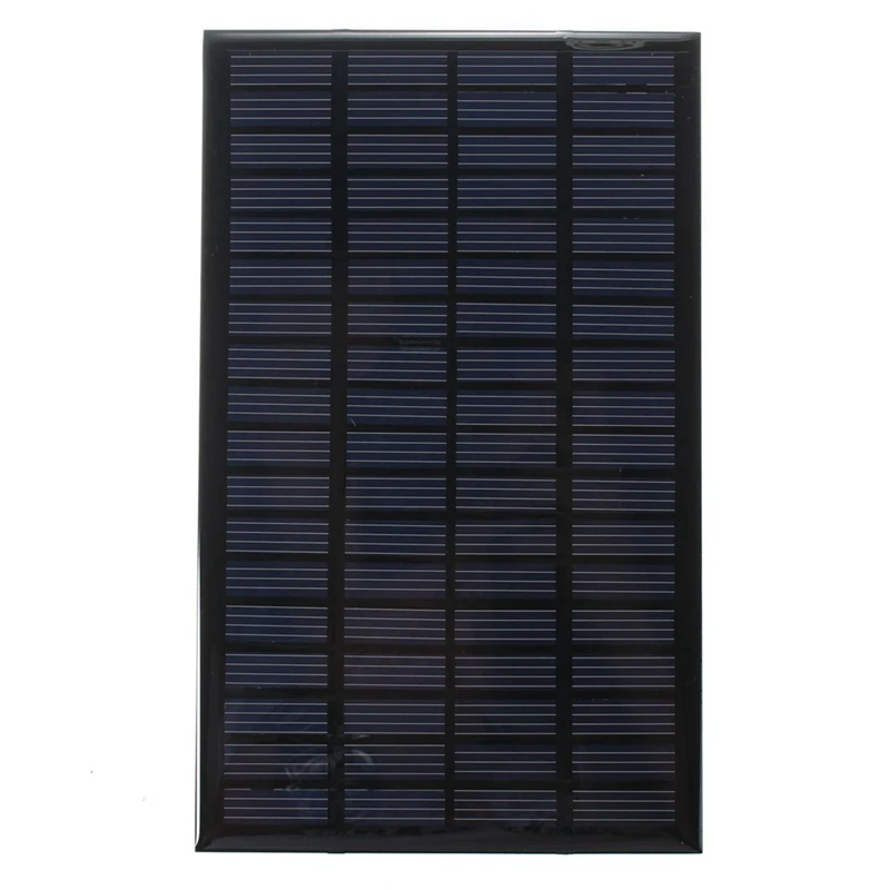 

2X High Quality 18V 2.5W Polycrystalline Stored Energy Power Solar Panel Module System Solar Cells Charger 19.4X12X0.3Cm