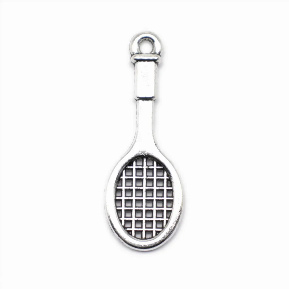 

Diy Racket Charms Craft Jewelri Pendant 29X10mm Antique Silver Color 10 Pieces