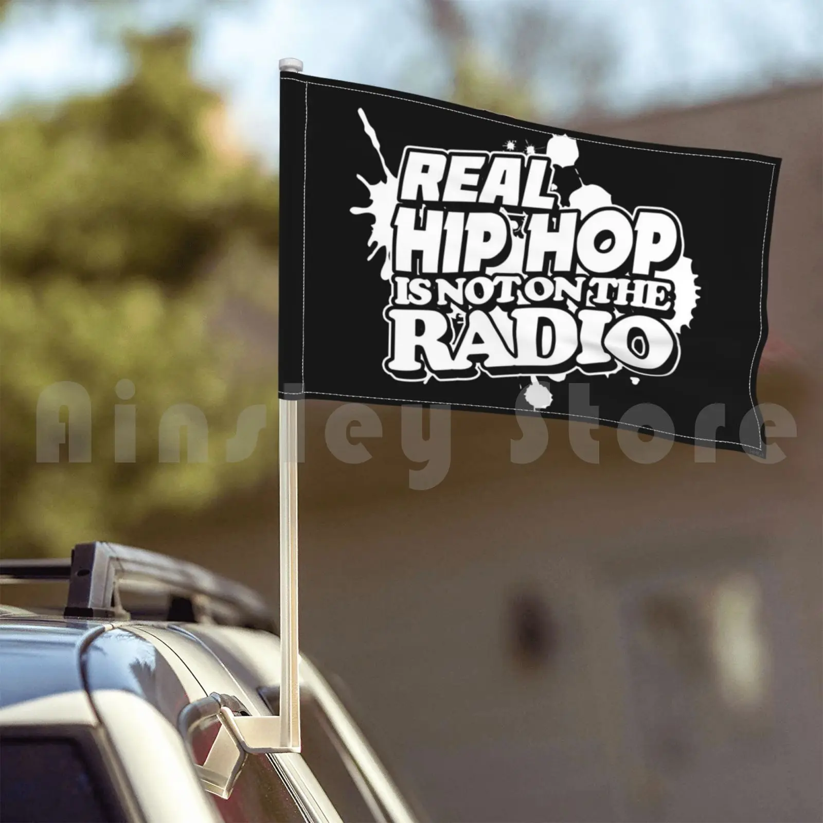Настоящий хип-хоп флаг не на радиоуправлении Автомобильный Забавный Хип-хоп