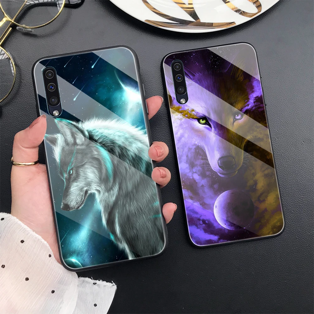 

Wolf Animal For Samsung Galaxy A32 4G A12 A52S 5G A52 A51 A50 A72 A70 A71 A21S A21S A01 A10S A40 A11 A30 Tempered Glass Case