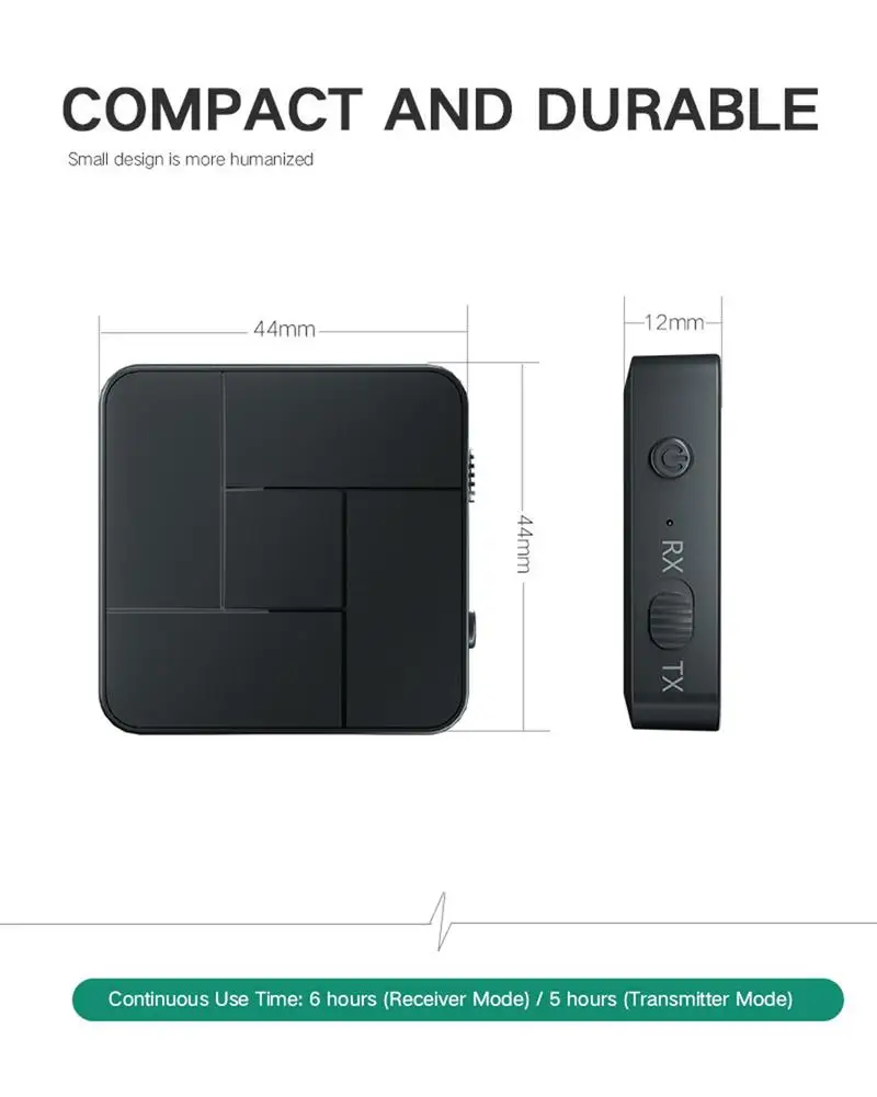 Bluetooth 5.0 transmitter audio KN326 2-in1Adapter Audio receiver for Tv Computer Projection Wireless Earphone Amplifier Speaker |