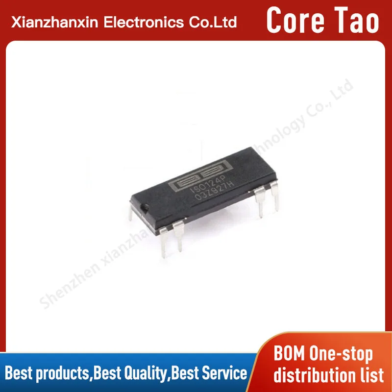 

1pcs ISO124P ISO124 Amplifier IC into DIP8 precision isolation amplifier chip