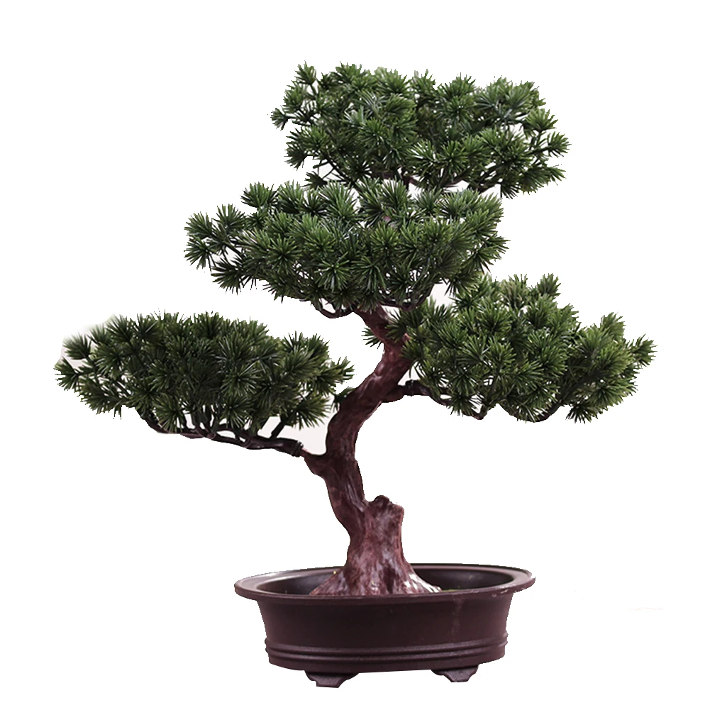 

Pine Tree Home Office Simulation Decorative Bonsai Potted Plant Artificial Festival Ornament Lifelike Gift Accessories Simple