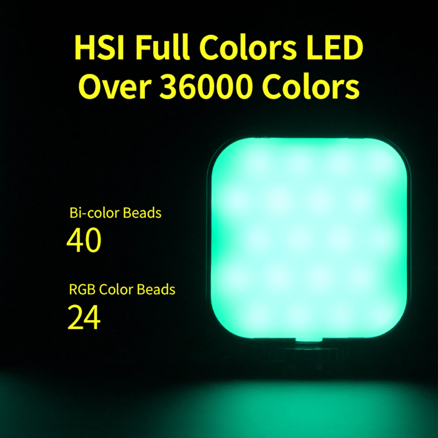 Светодиодная мини-вспышка для видеокамеры A10 Rgb с креплением холодного башмака