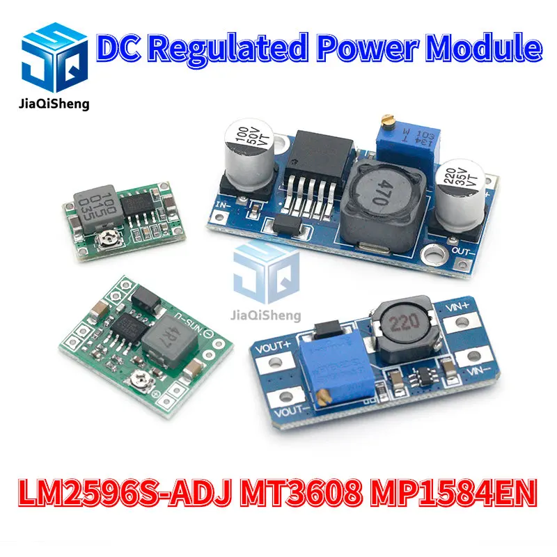 LM2596S-ADJ MT3608 MP1584EN DC-DC Напряжение стабилизированного источника питания Модуль Регулируемый повышающий и понижающий стабилизатор напряжения Напряжение Регулятор модуль