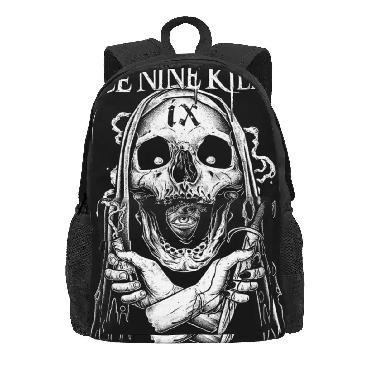 Фото Рюкзак Michele Nolli Ice Nine Kills, вместительный рюкзак для мальчиков и девочек, школьная сумка, сумки на плечо для мужчин и женщин №1