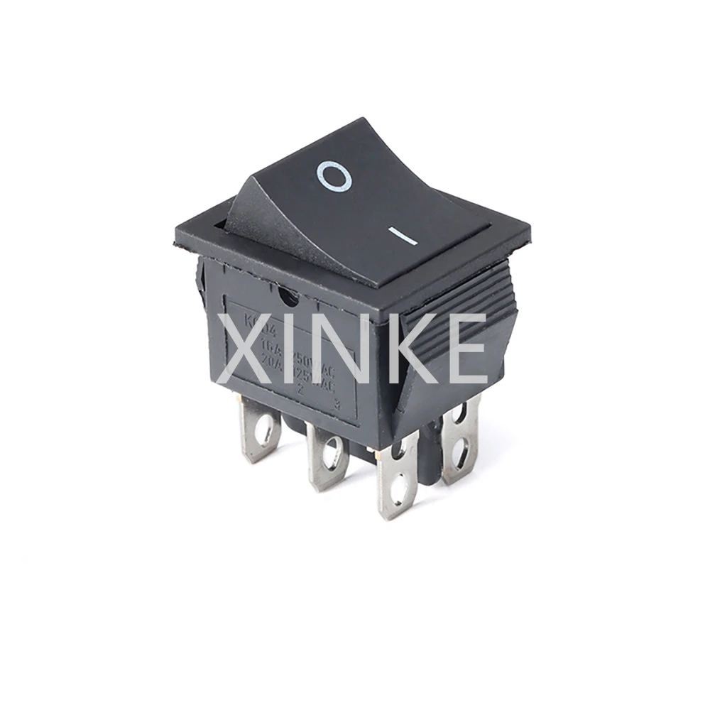Тумблер 2 Позиции 6 футов блок питания клавишный переключатель панель 31x25 мм KCD4 15A