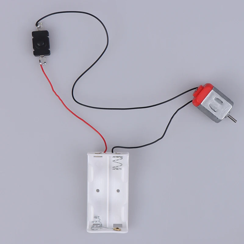 

130 Motor Kit with AA Battery Storage Case and Switch, 16500 RPM DIY Circuit Kit