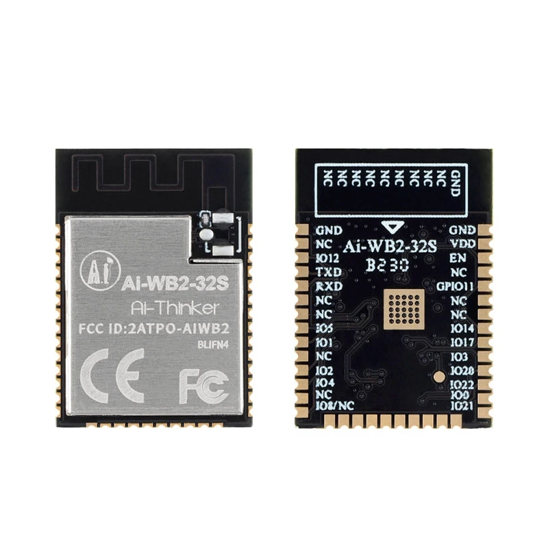 AI-WB2-32S Ai-WB2 WiFi + BLE два в одном модуле Wi-Fi802 BLE5.0 IEEE 802,11 SPI UART GPIO PWM интерфейс, поддержка вторичного разработчика