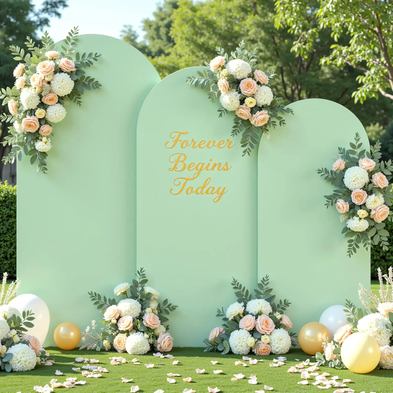 

Свадебный чехол для арки из спандекса 6/6,6/7,2 фута