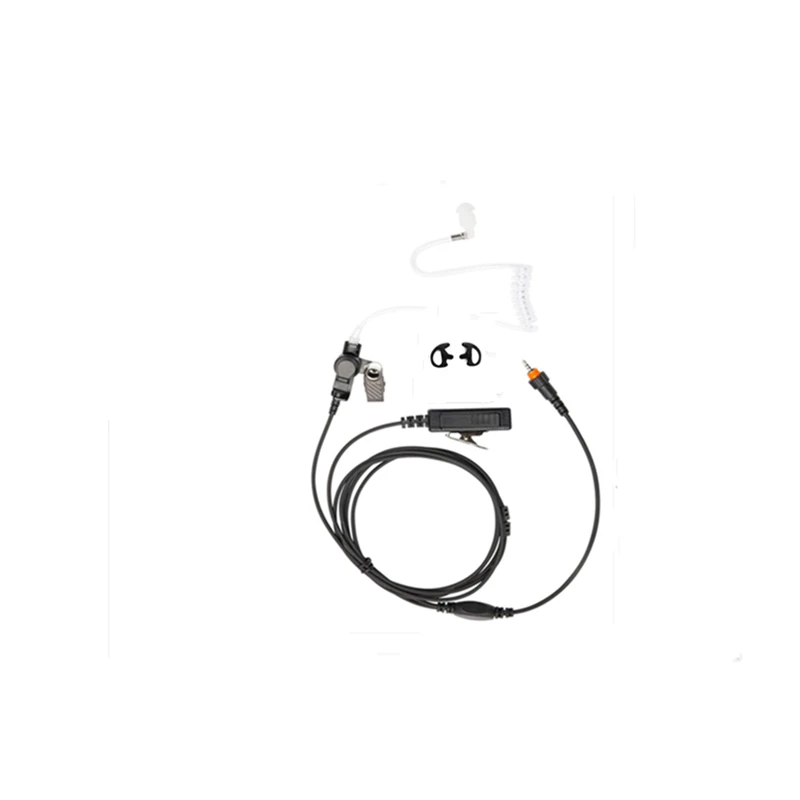 Earpiece for Motorola Walkie Talkie 2 Way Radio with Acoustic Tube 2 Wires Earpiece and Mic CLP1010 CLP1040