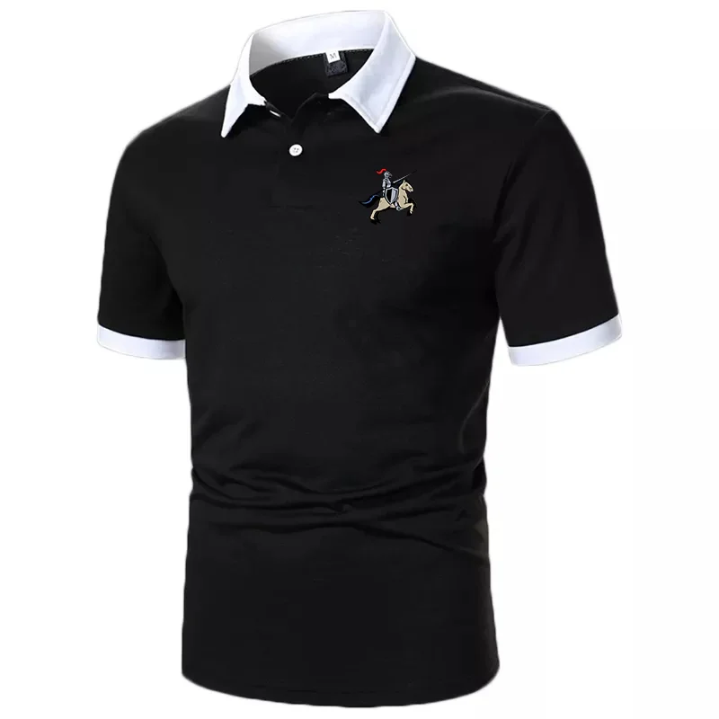 

Men Summer Slim Fit Short Sleeve Business Casual Polyester Polo Shirt , Men Sport Golf or Jersery Polo Shirt Tops .