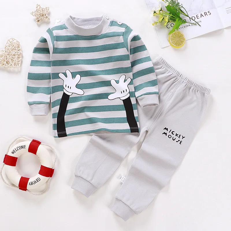 

Hibobi Baby Clothes Sets Pajamas Unisex Kids 2-piece Cartoon Design Pajamas Sets for Toddler Boy