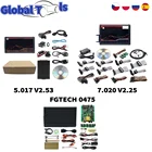 Программатор ECU V2.53 V5.017 с пластиковой коробкой, V7.020, инструмент для настройки чипа ECU для грузовика, 0475 FGTECH Galetto 4 BDM FRAME Galletto V54